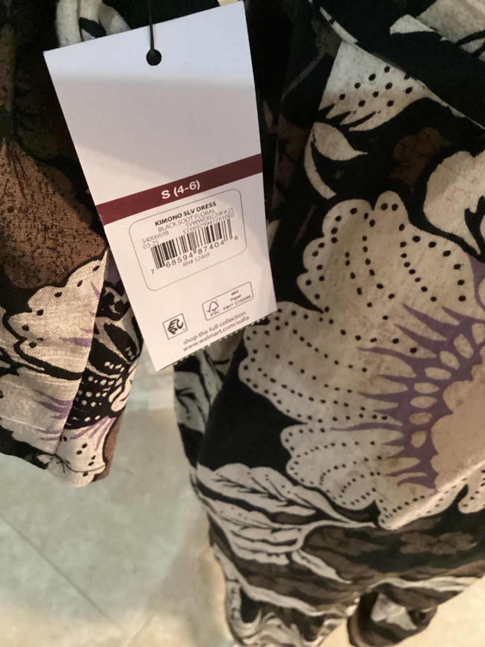 Sofia by Sofia Vergara Tie-Back Dress with Wide Sleeves (NWT) - Picture 11 of 13